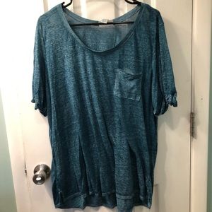 Teal Tee Size 2X